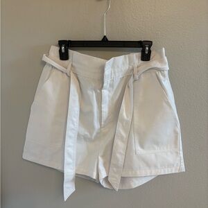 Steve Madden High Waist White Shorts